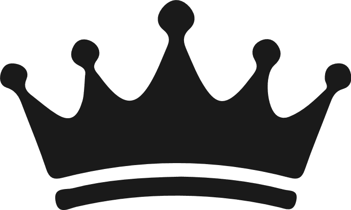 Simple Crown silhouette Free SVG File – Royal Crown clipart image