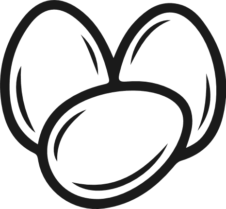 Minimal Egg outline Free SVG File – egg clipart image