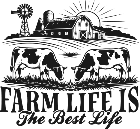Farm Life Is The Best Life Free SVG File for Members – country tshirt design