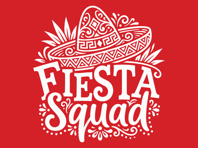 Fiesta Squad, Cinco De Mayo Free SVG File for Members – matching tshirt design