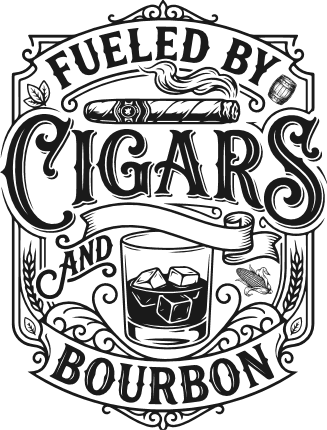 Fueled By Cigars And Bourbon SVG design for tshirt - Free SVG File for Members