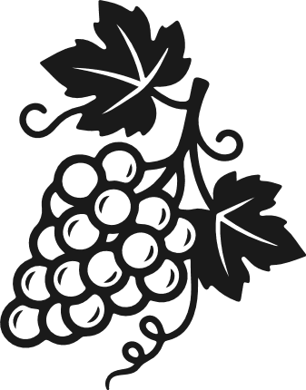 Grape Vine Free SVG File for Members – vineyard grapes clipart