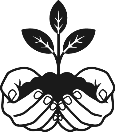 Hands Holding a Tiny Plant Free SVG File – Sprouting Seedling clipart