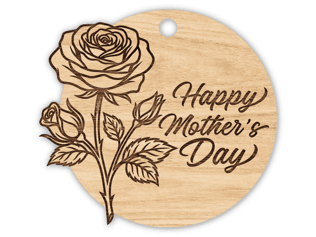 Happy Mother's Day Free SVG File for Members – ornamental gift for mom