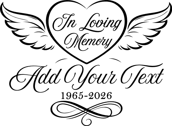 In Loving Memory Free SVG File for Members – Personalized Memorial design