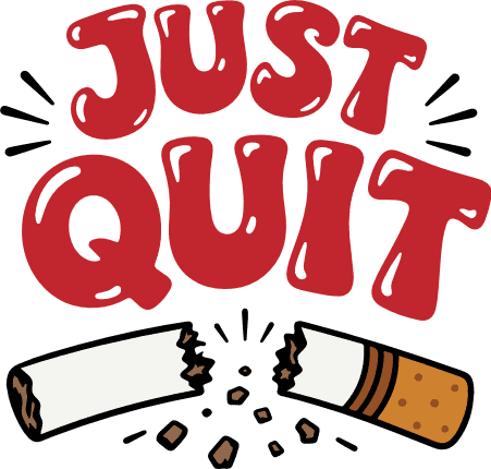 Just Quit Free SVG File for Members – World No Tobacco Day design