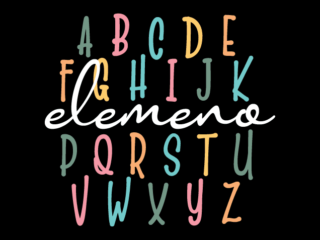 ABCDE Alphabet for kids Free SVG File for Members – funny back to school design