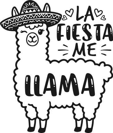 La Fiesta Me Llama, Cinco de Mayo Free SVG File for Members – tshirt design