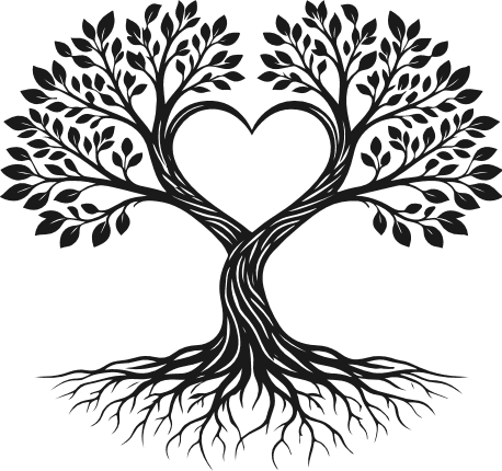 Heart Shaped Tree Free SVG File for Members – Tree of Life clipart image