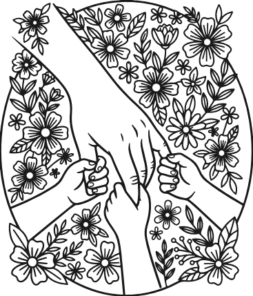 Mom and Children Holding Hands Free SVG File for Members – mother’s day design