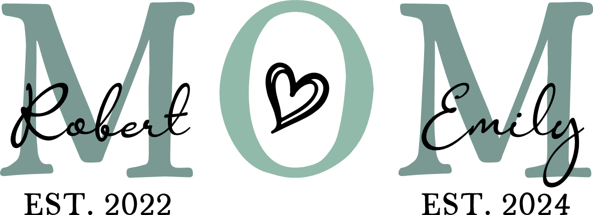 Mom sign Free SVG File for Members – personalized names mother's day gift