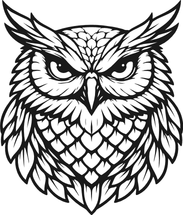 Detailed Majestic Owl Free SVG File for Members – owl clipart