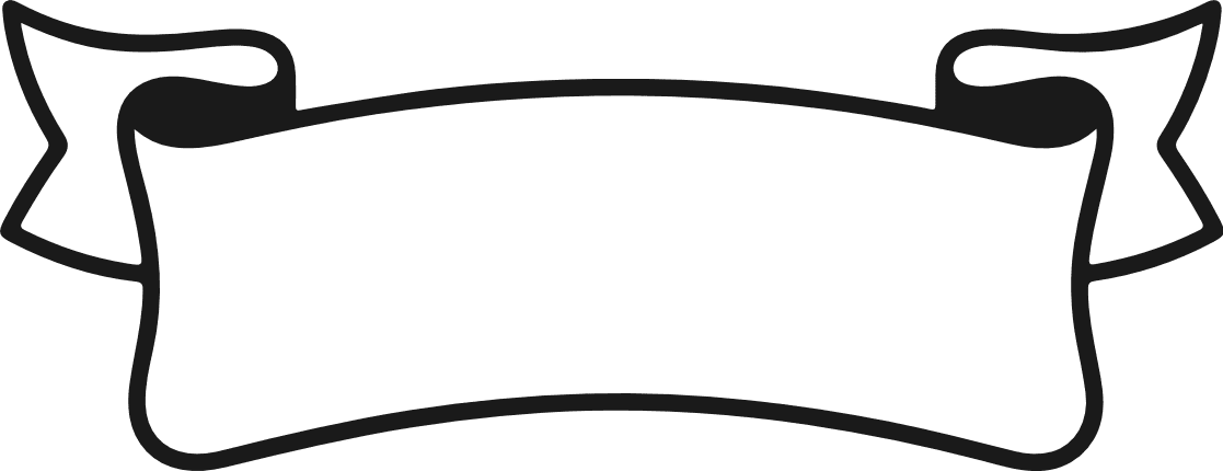 Elegant Ribbon outline Free SVG File – Blank Ribbon Clipart image