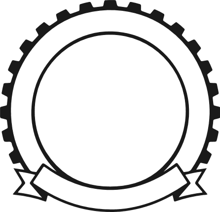 Award Badge with Blank Ribbon Free SVG File – Personalized Label Frame clipart