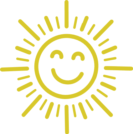 Smiling Sun outline Free SVG File for Members – sun emoji clipart image