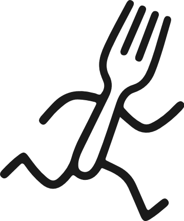 Running fork character mascot Free SVG File – cute fork clipart