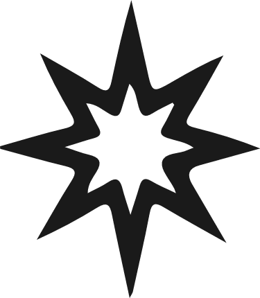 Minimal Starburst Silhouette Free SVG File – star clipart image