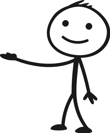 Cute Stick Man Free SVG File for Members – Hand Drawn Person Clipart