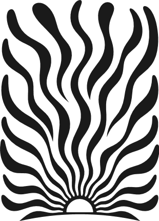 Retro Sun Rays Free SVG File for Members – sunset clipart image