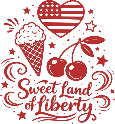 Sweet Land Of Liberty Free SVG File for Members – 4th of july, tshirt design
