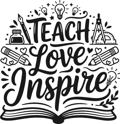 Teach, Love, Inspire Free SVG File for Members – teacher tshirt design