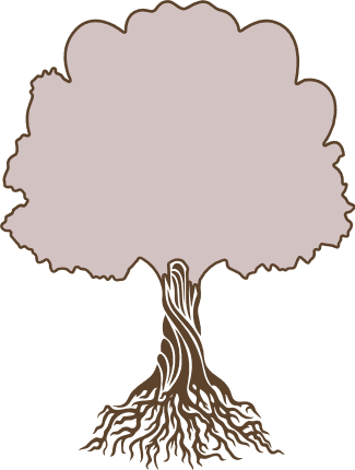 Minimalist Tree with Roots Free SVG File for Members – tree clipart