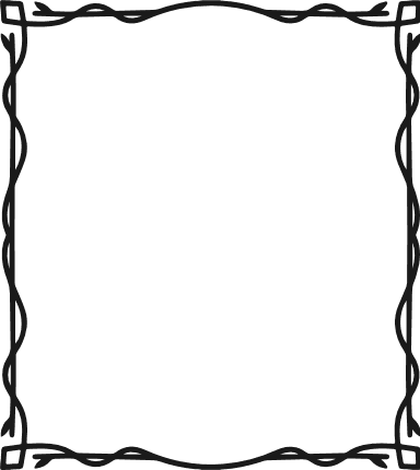 Vintage border frame Free SVG File  – decorative frame clipart image