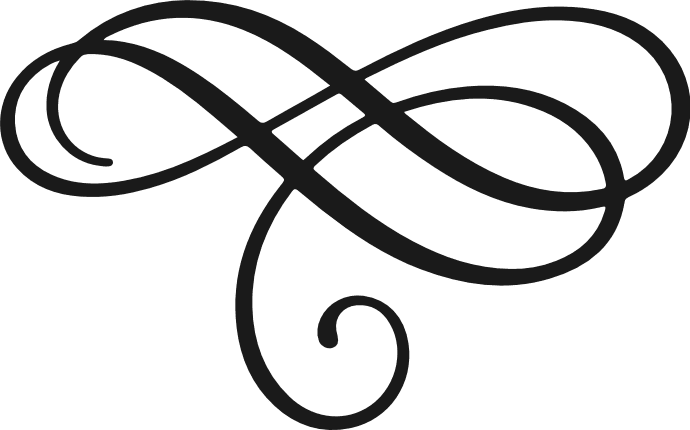 Infinity Vintage Swirl ornament Free SVG File for Members – Decorative swirl clipart