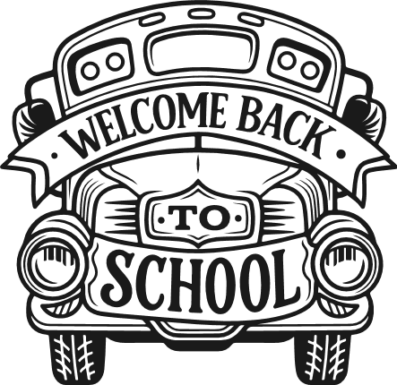 Welcome Back to School, school bus Free SVG File for Members – wall sign