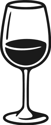 Wine Glass Free SVG File – alcoholic drink, wine clipart