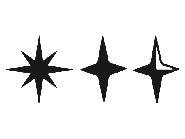 Cute Stars Doodle Free SVG File Bundle – Celestial star clipart image
