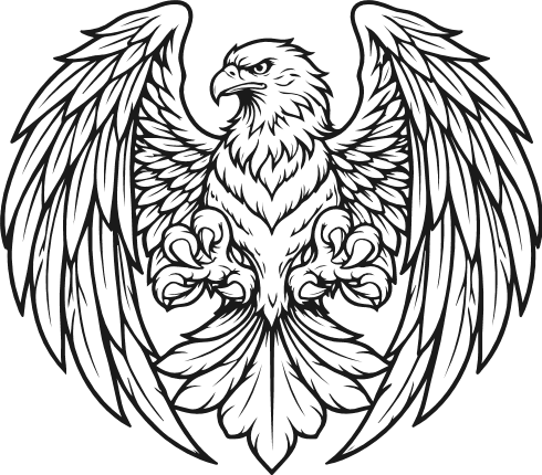 Eagle with Spread Wings and Clenched claws Free SVG File for Members – eagle clipart