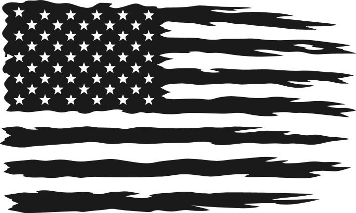 Distressed American Flag Free SVG File for Members – 4th of July, USA flag clipart