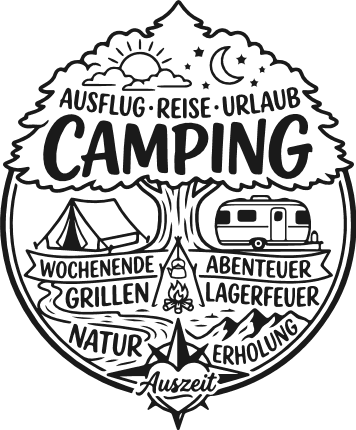 German Camping quote Free SVG File – Outdoor Adventure Design