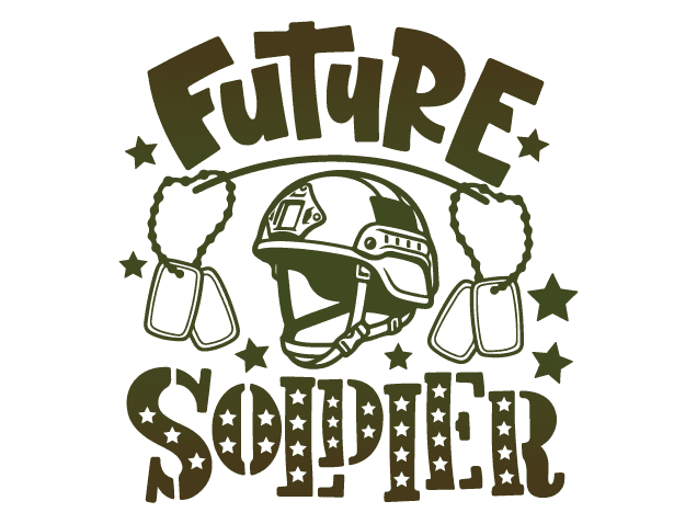 Future Soldier Free SVG File for Members – Army Kid tshirt design