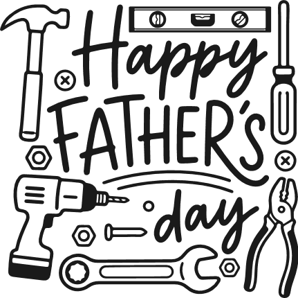 Happy Father’s Day Free SVG File for Members – gift for dad
