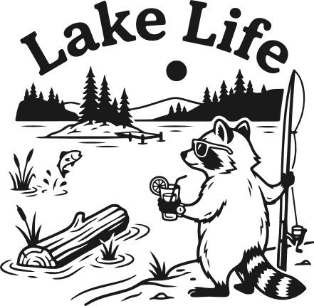 Lake Life Free SVG File for Members – Summer tshirt design
