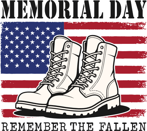 Memorial Day, remember the fallen Free SVG File for Members – Patriotic tshirt design