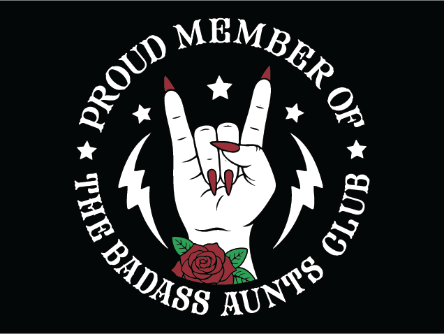 Proud Member Of The Badass Aunts Club Free SVG File for Members – funny aunt quote