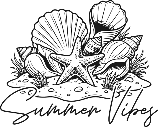 Summer Vibes Free SVG File for Members – summer quote design
