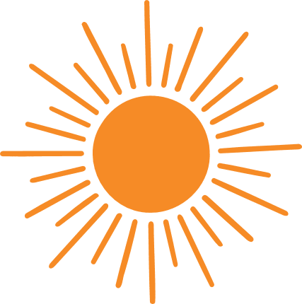 Sun rays Free SVG File – sunshine clipart image