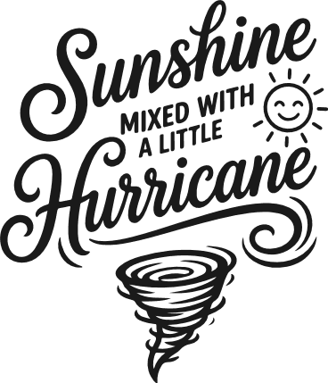 Sunshine Mixed With a Little Hurricane Free SVG File – funny summer quote