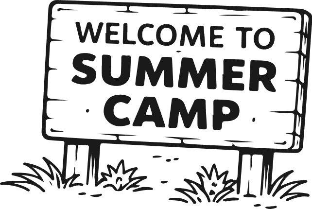 Welcome To Summer Camp Free SVG File – camping sign