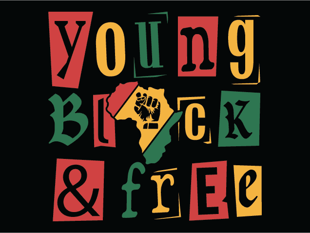 Young, Black and Free Free SVG File for Members – Black History Month, tshirt design